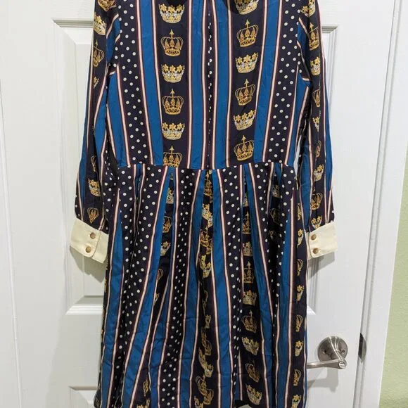 Leur Getter Navy Crown Stripe Dress - Picture 5 of 8